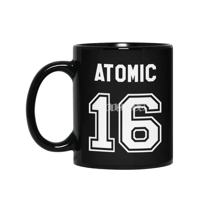 atomic number 16 Siyah Kupa