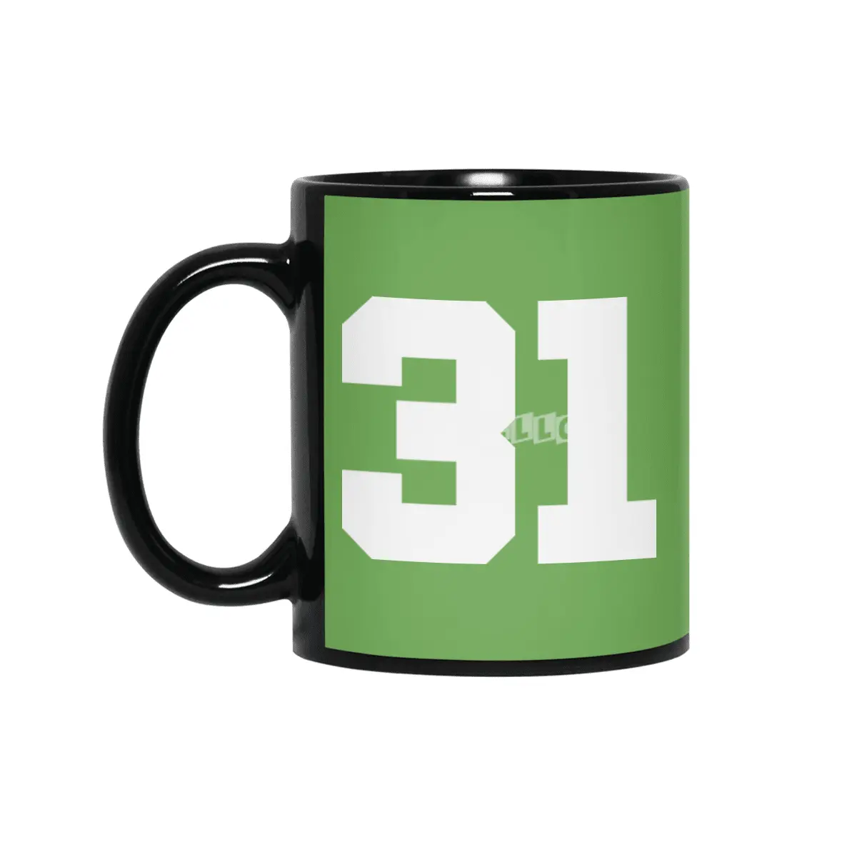 White Number 31 Siyah Kupa