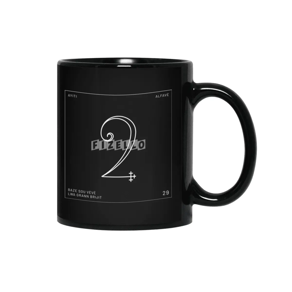 Number 2 | Alfavè Siyah Kupa