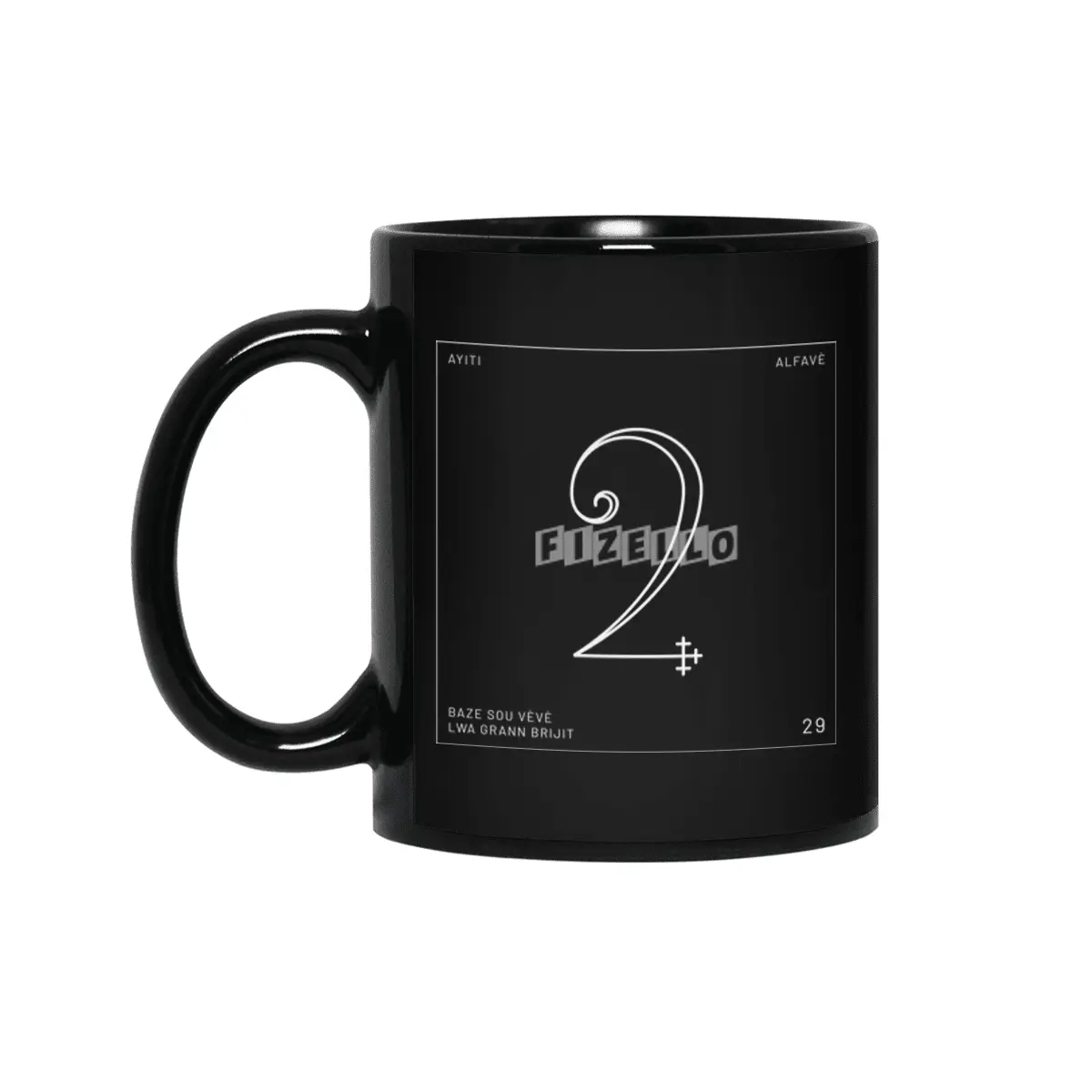 Number 2 | Alfavè Siyah Kupa