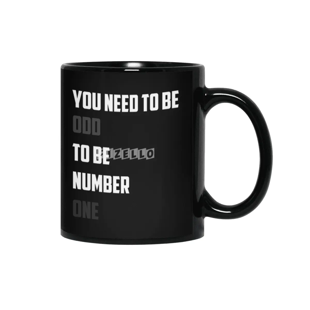 Number 1 Siyah Kupa