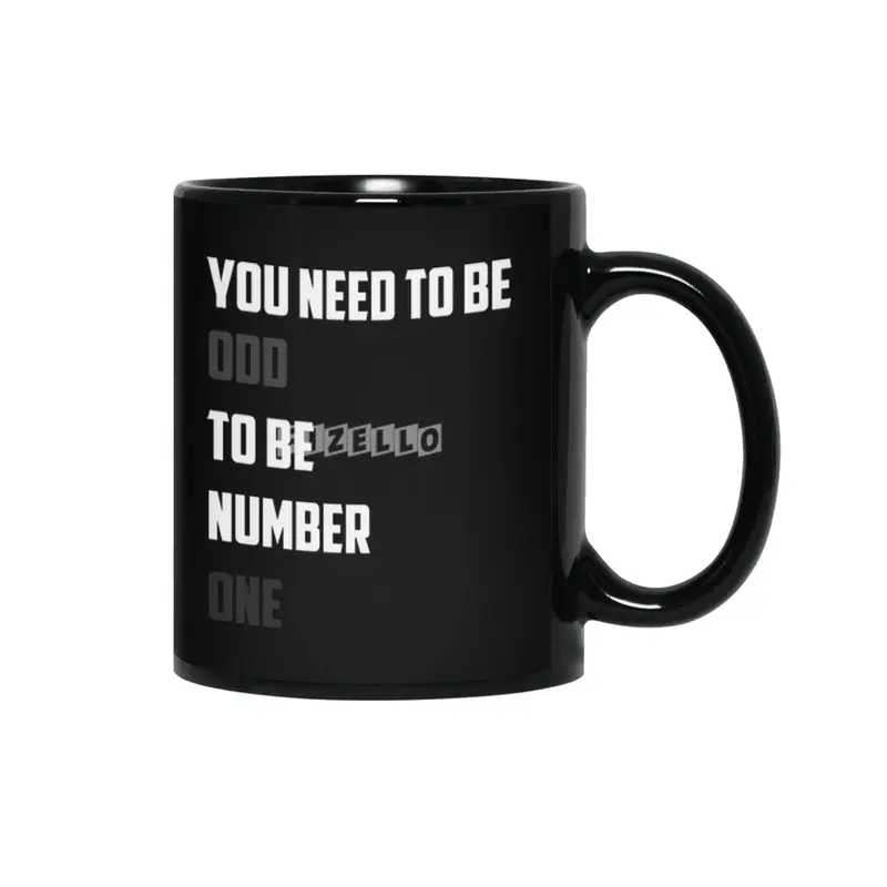 Number 1 Siyah Kupa