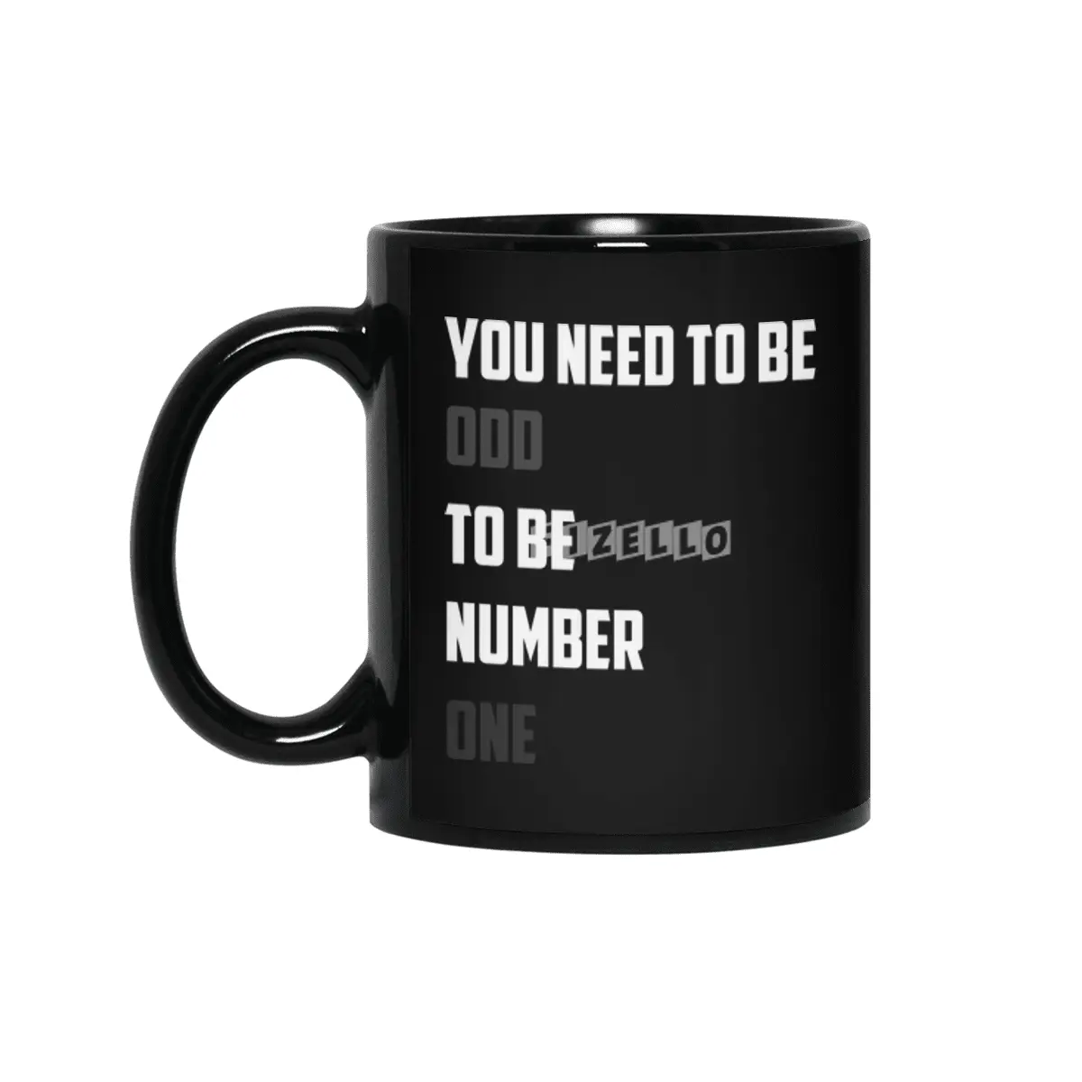 Number 1 Siyah Kupa