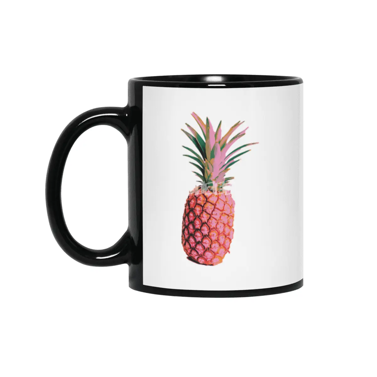Lonely PiNK PiNeapple Siyah Kupa