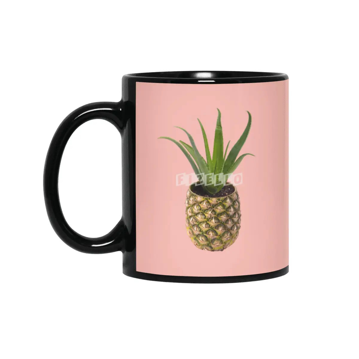 Pineapple Pot Siyah Kupa