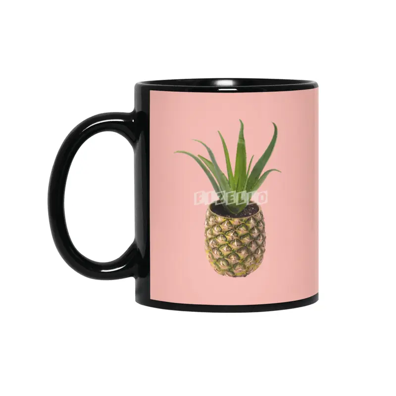 Pineapple Pot Siyah Kupa