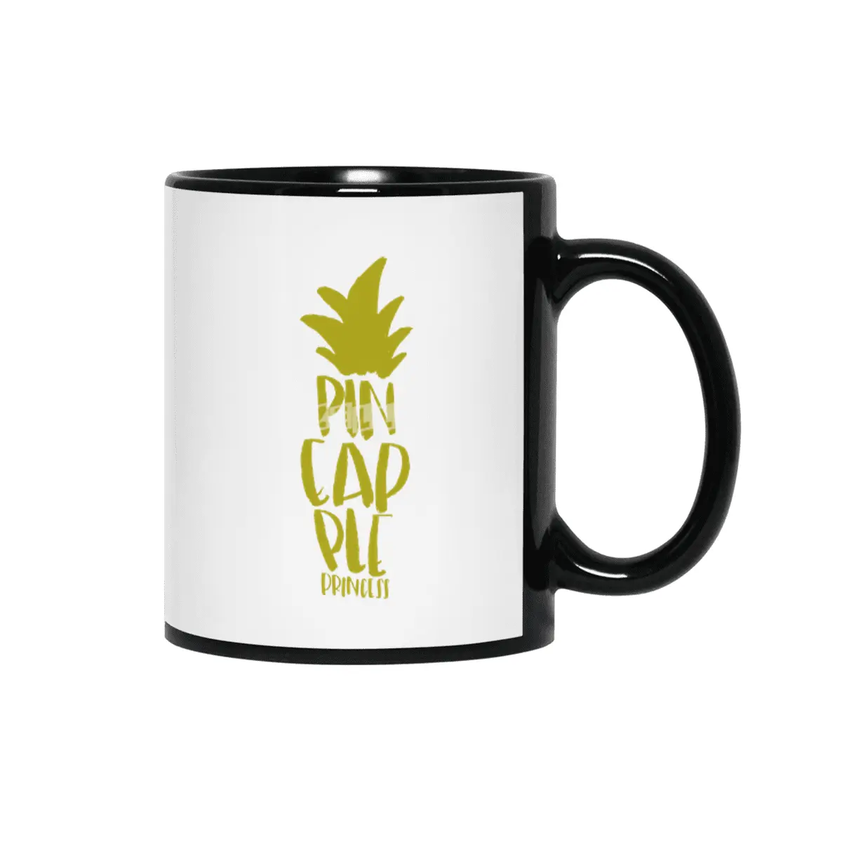 Pineapple Princess Siyah Kupa