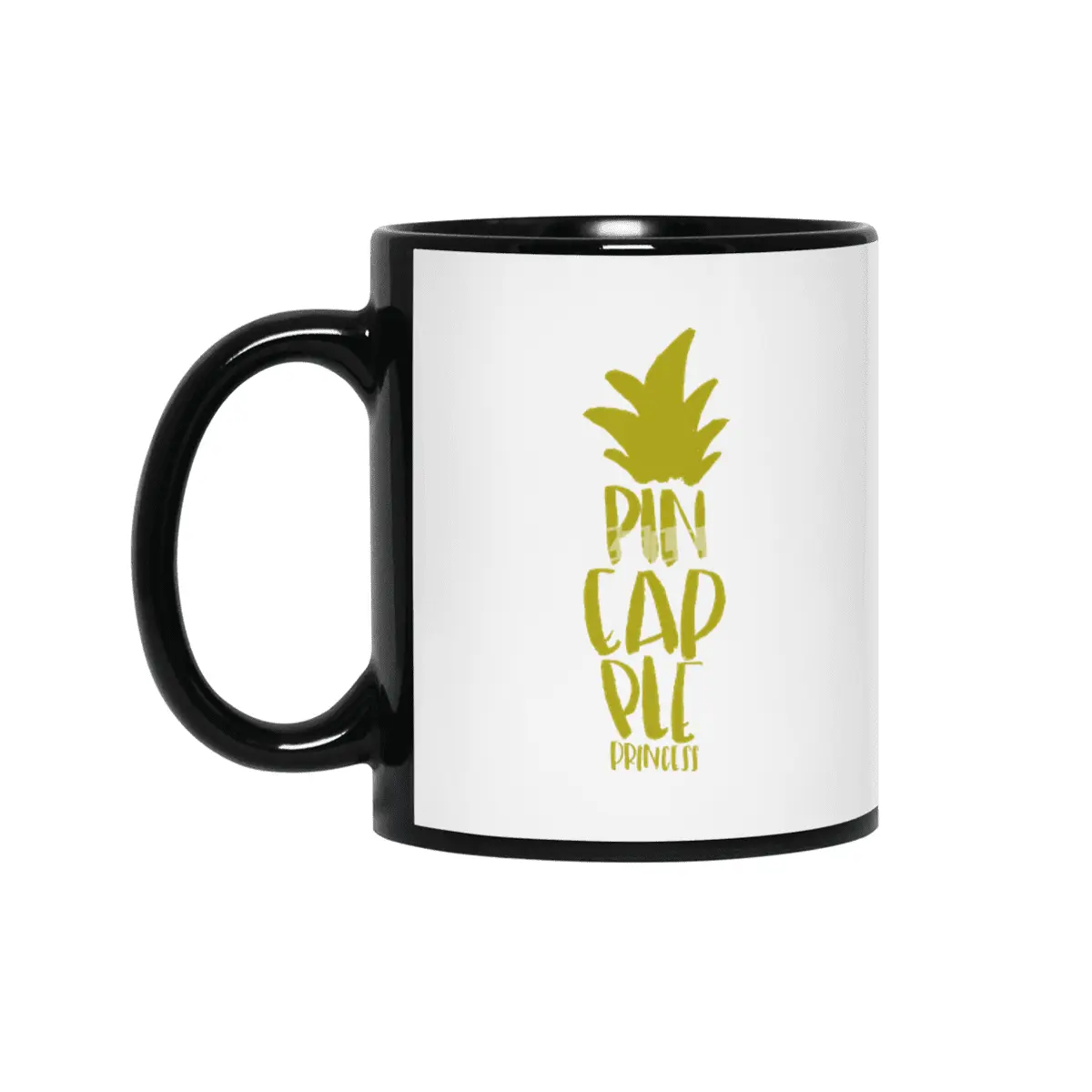 Pineapple Princess Siyah Kupa
