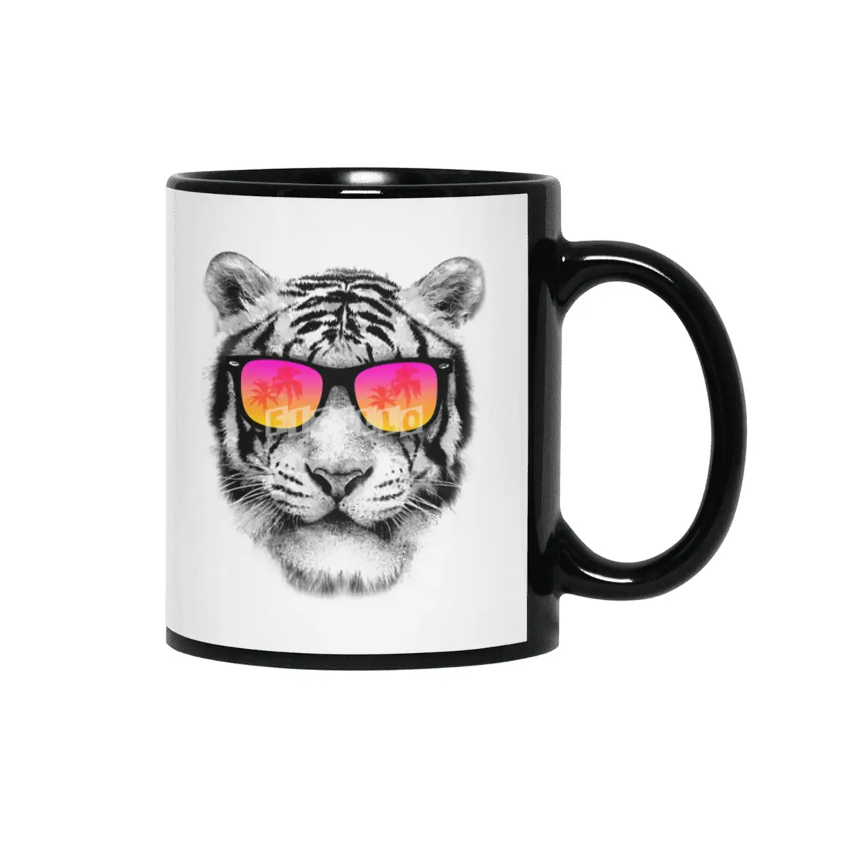 Summer Tiger Siyah Kupa