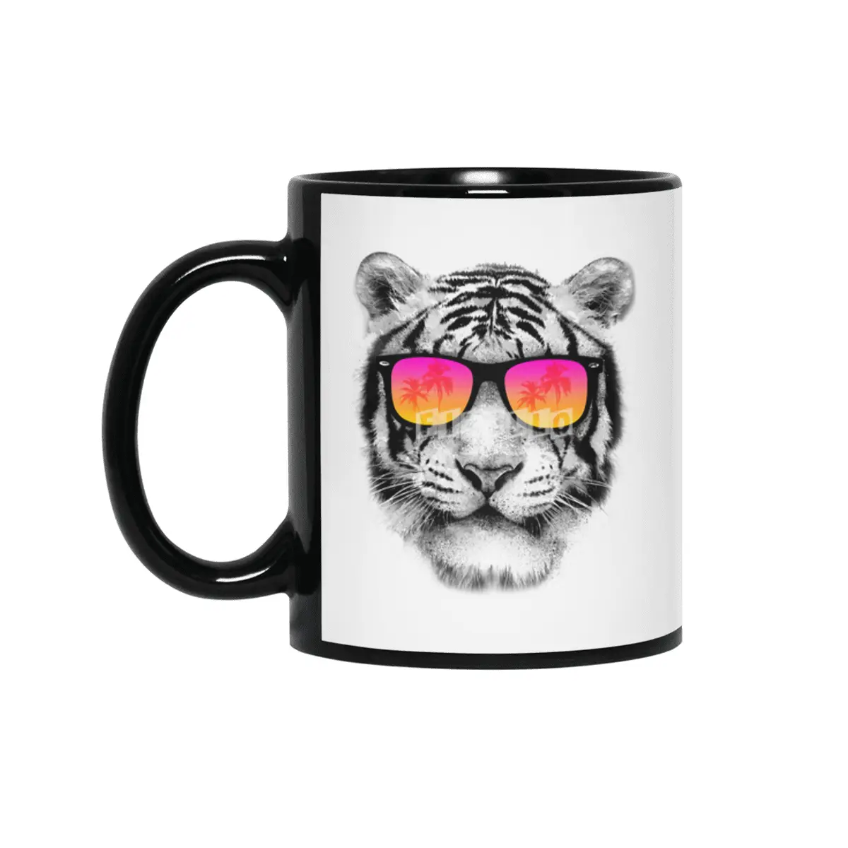 Summer Tiger Siyah Kupa