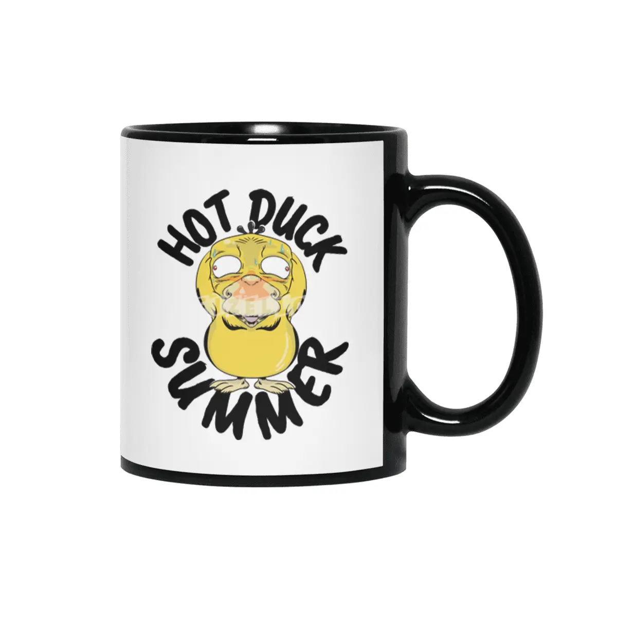 Hot duck summer Siyah Kupa