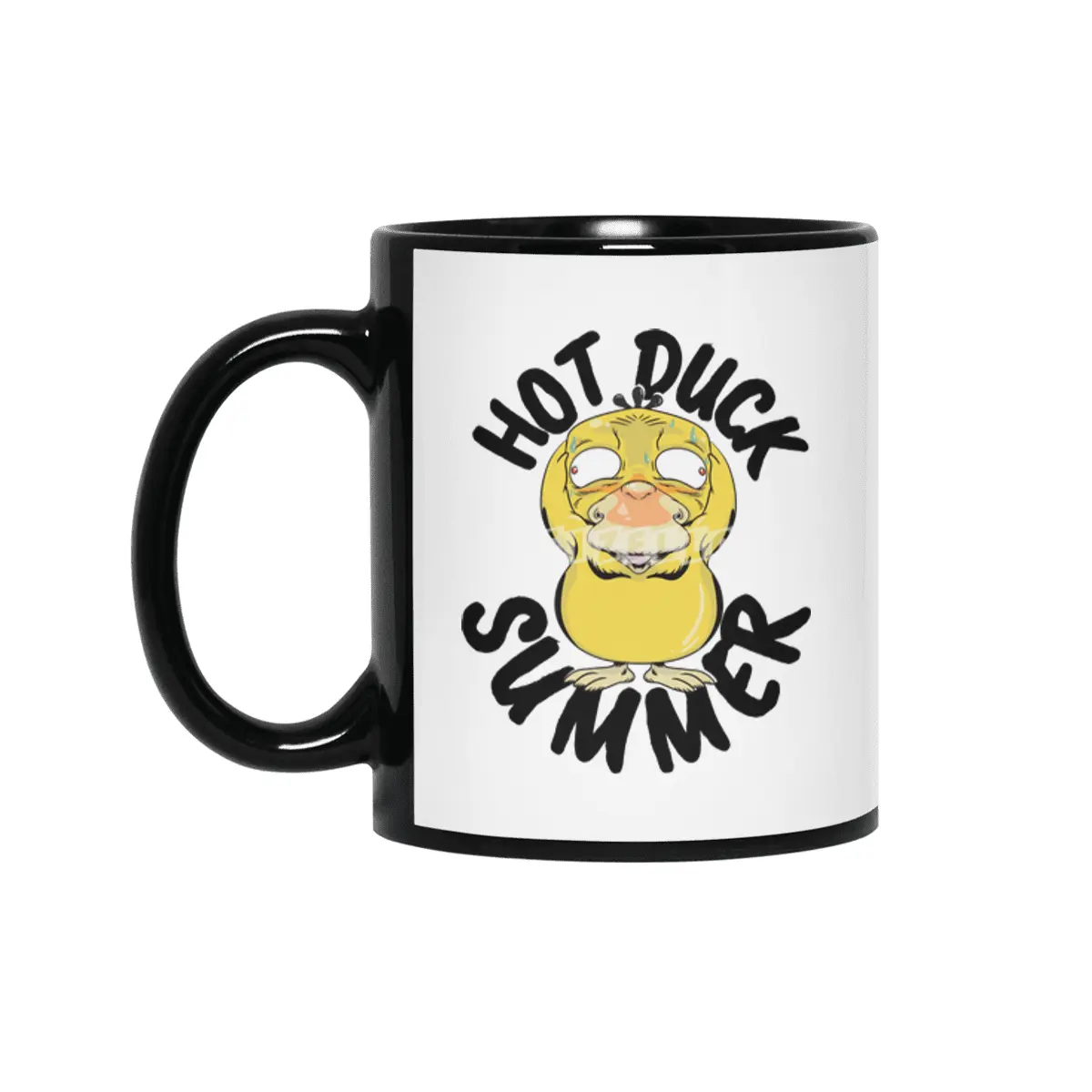 Hot duck summer Siyah Kupa