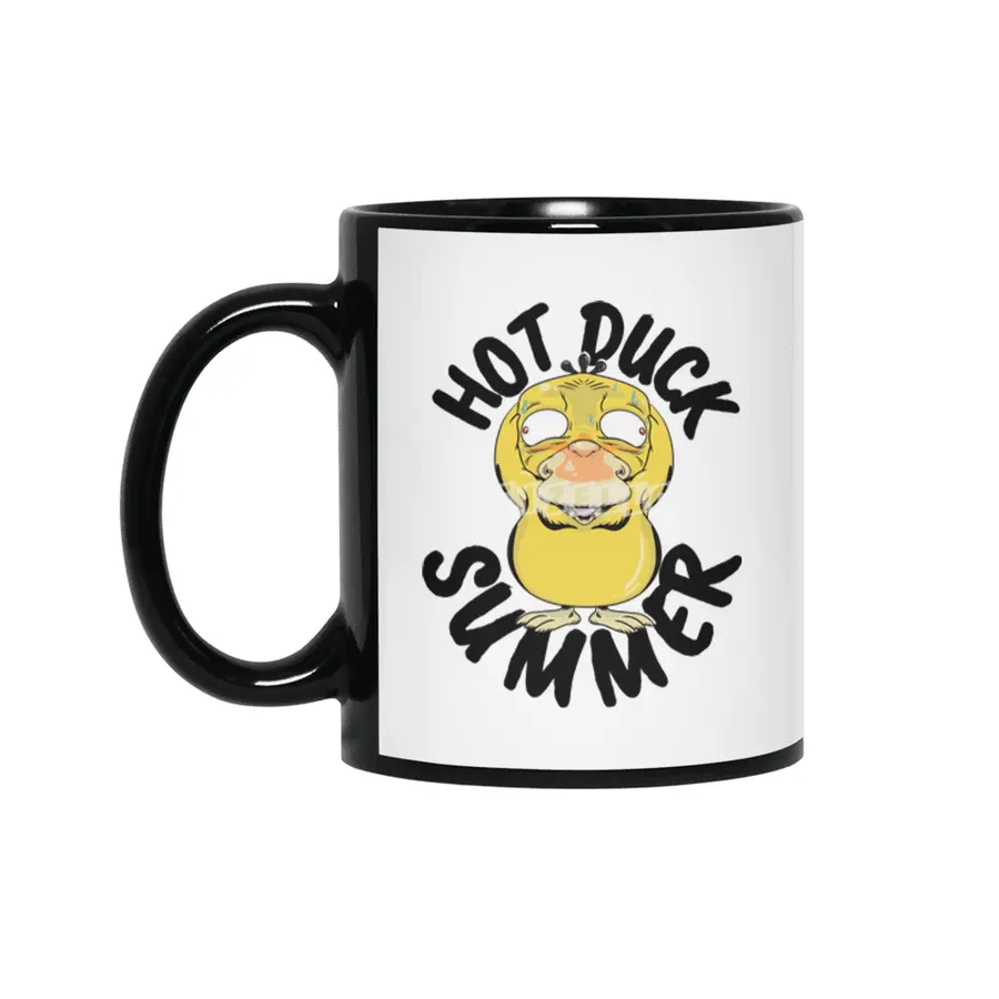 Hot duck summer Siyah Kupa