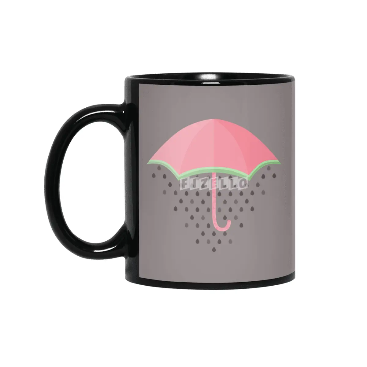 Summer Showers Siyah Kupa