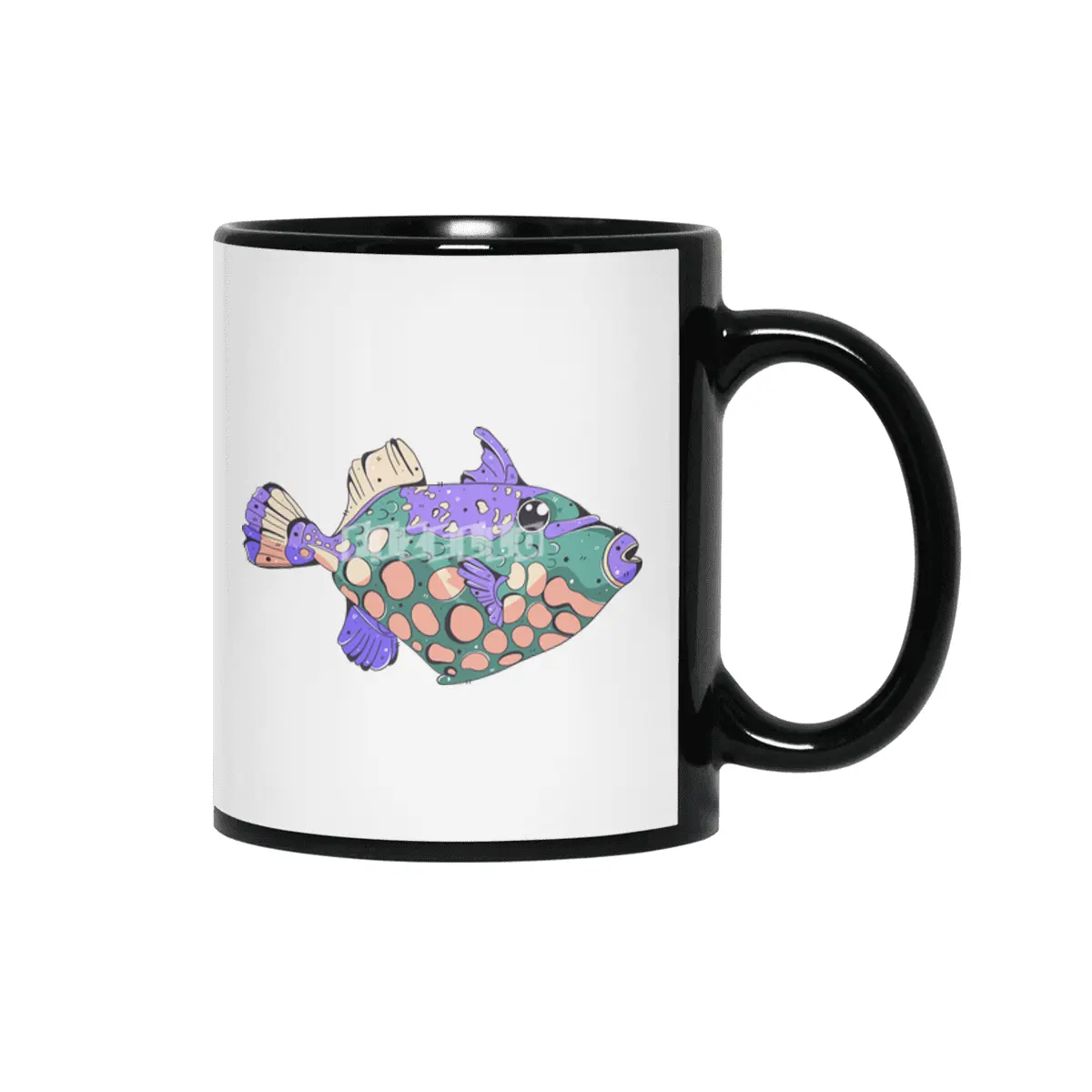 Clown Triggerfish Siyah Kupa