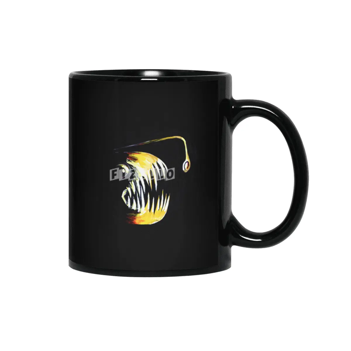 Angler fish! Siyah Kupa