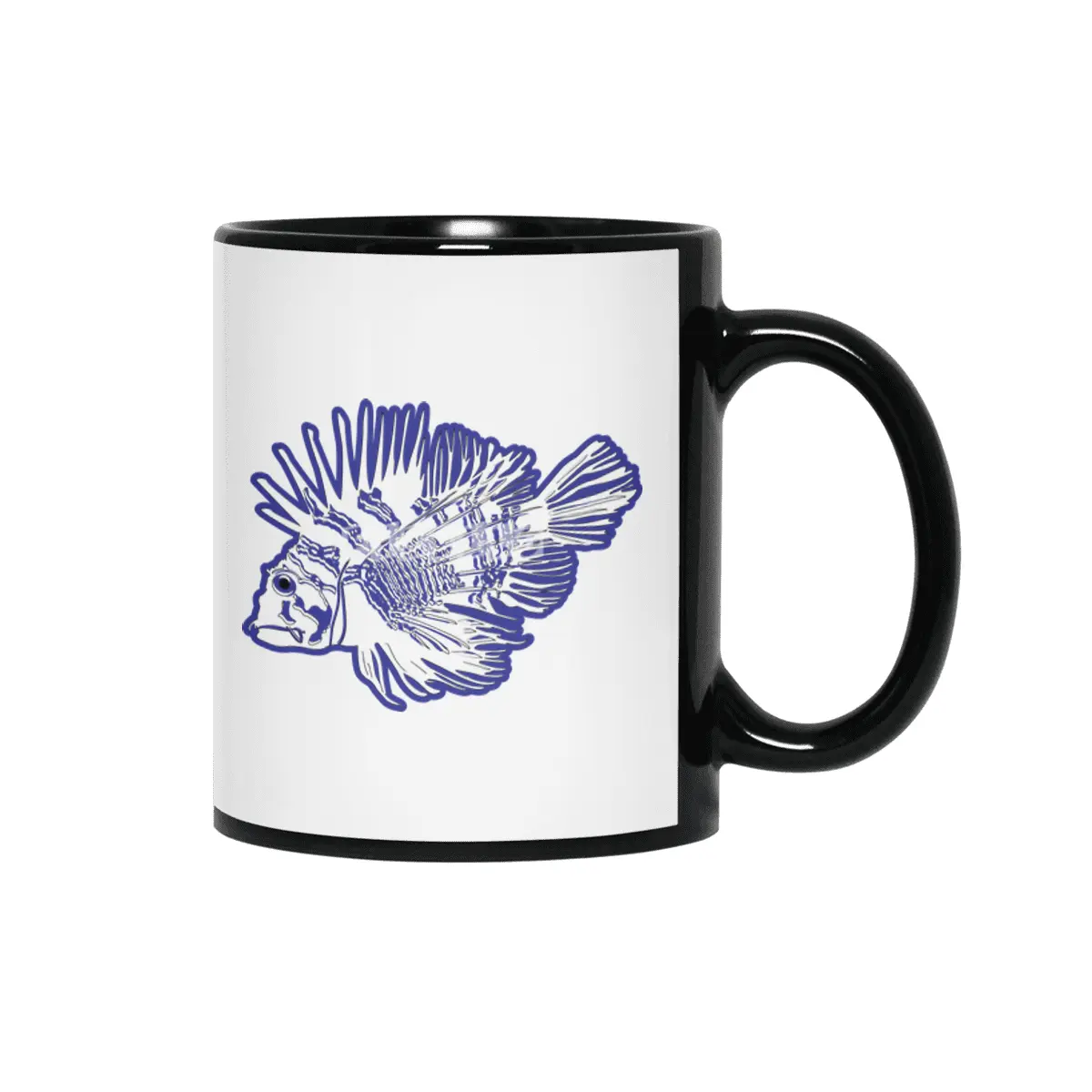 Lionfish - Blue Siyah Kupa