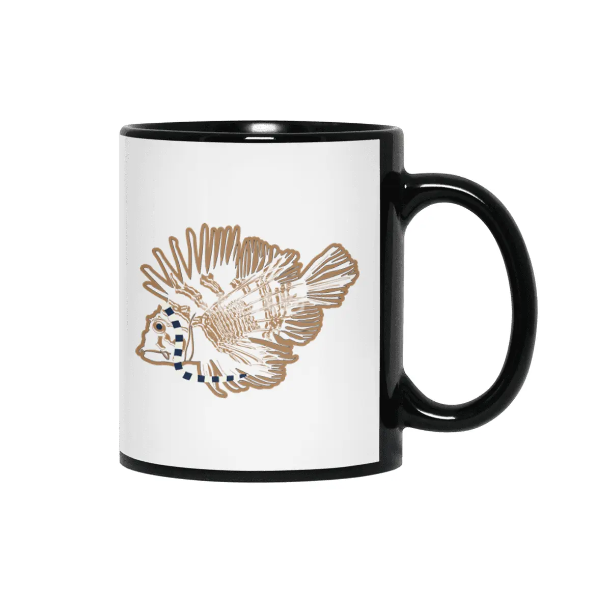 Lionfish - Scarf Siyah Kupa