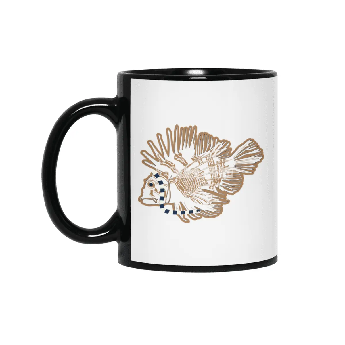 Lionfish - Scarf Siyah Kupa