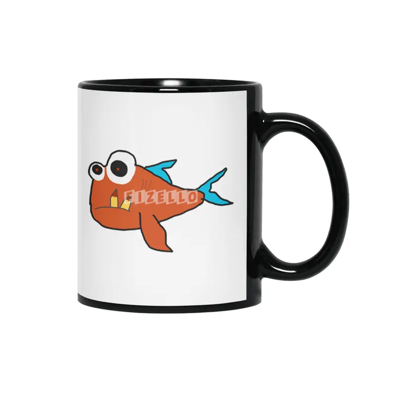 Trusty fish Siyah Kupa