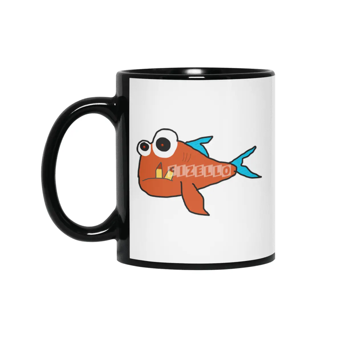 Trusty fish Siyah Kupa