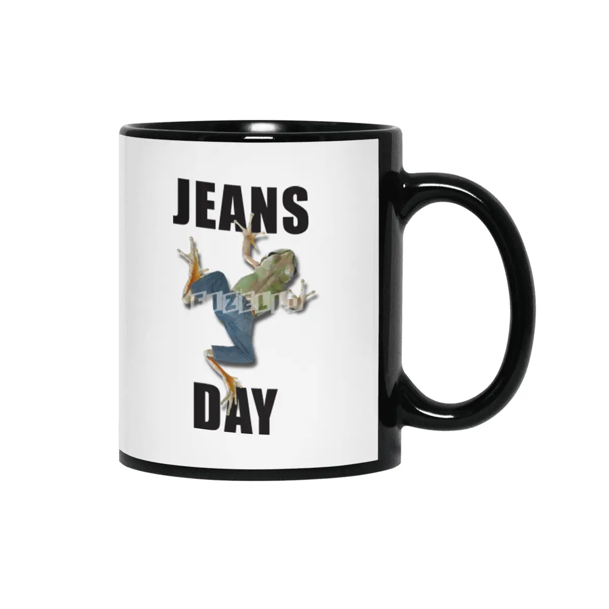 JEANS DAY (frog) Siyah Kupa