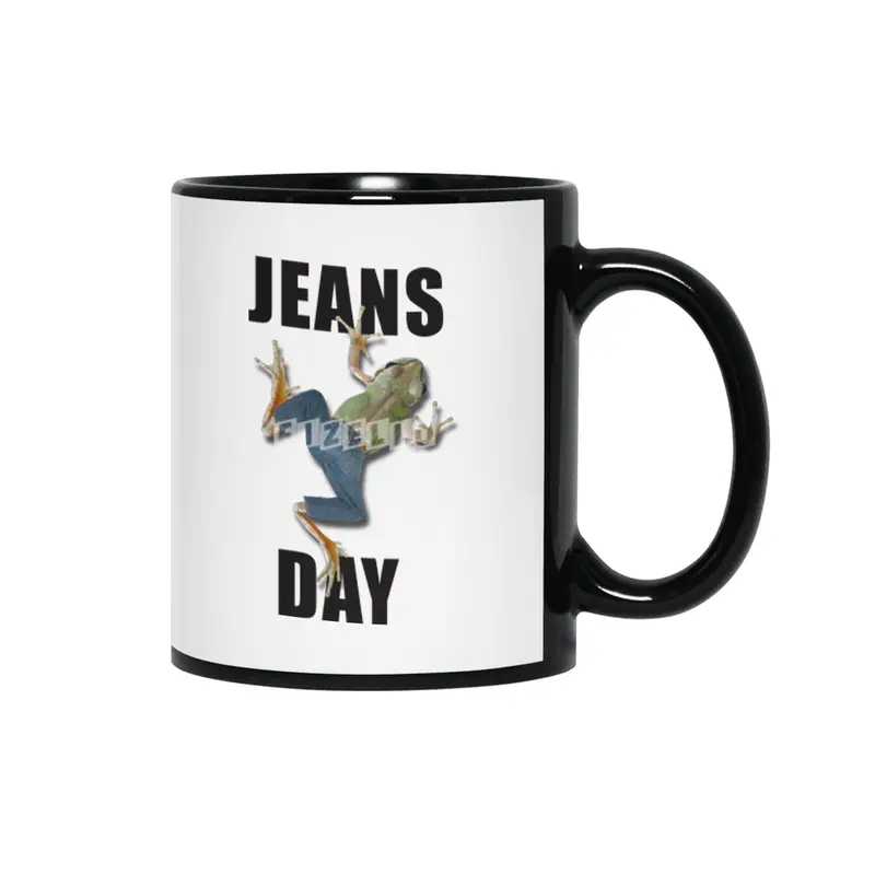 JEANS DAY (frog) Siyah Kupa