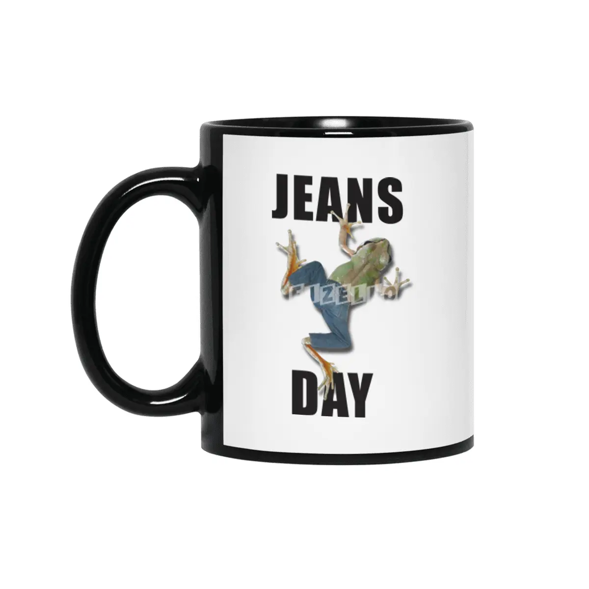 JEANS DAY (frog) Siyah Kupa