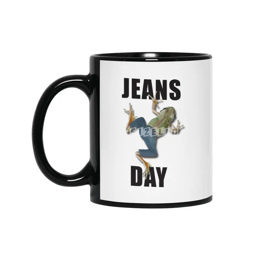 JEANS DAY (frog) Siyah Kupa