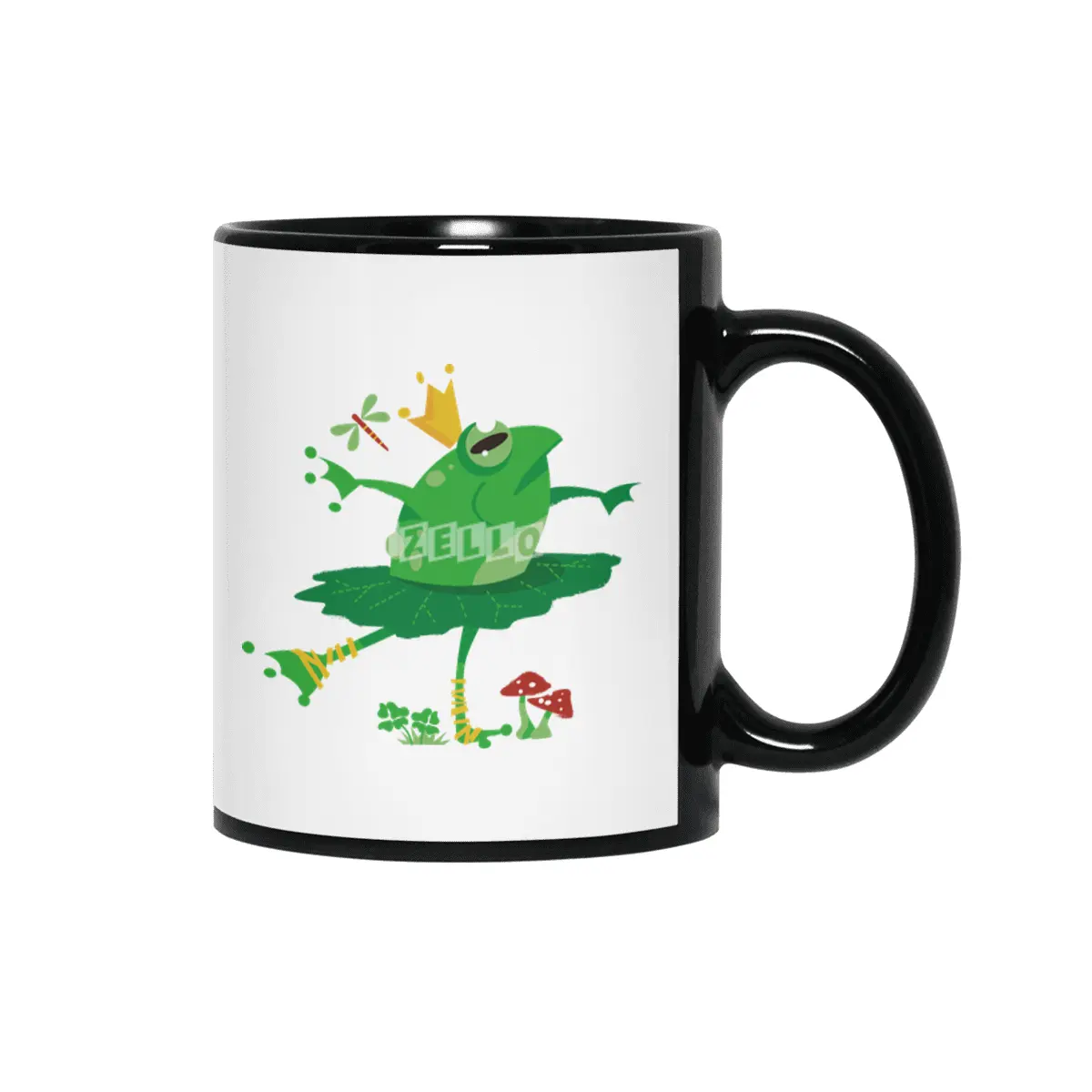 Ballet frog Siyah Kupa