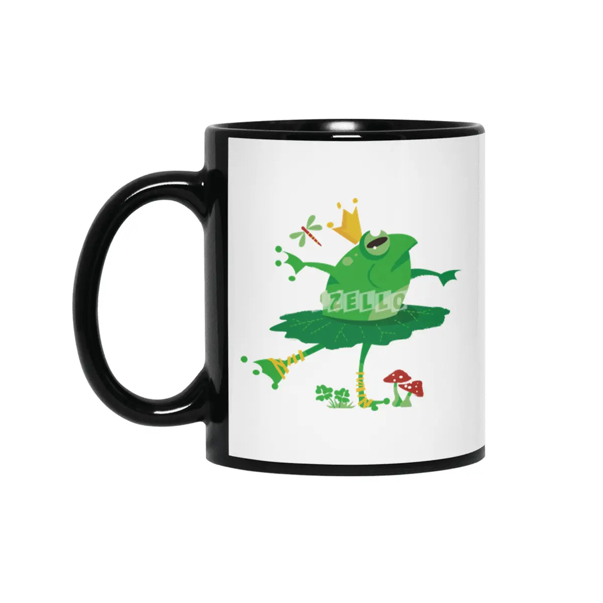 Ballet frog Siyah Kupa