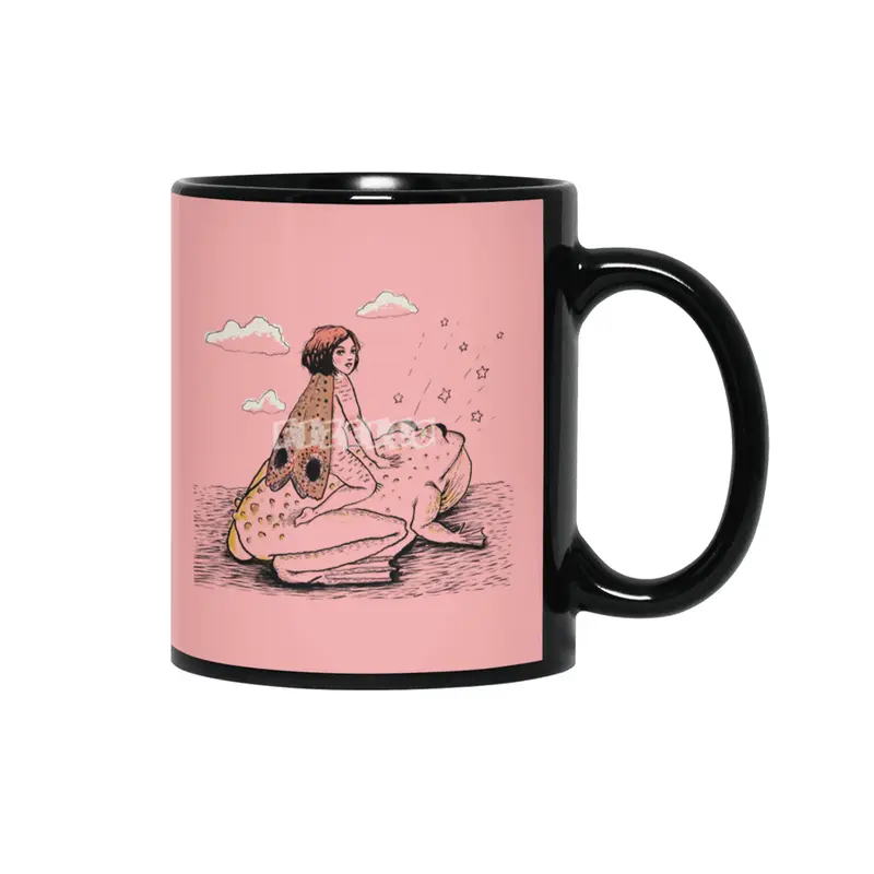 Frog Fairy Siyah Kupa