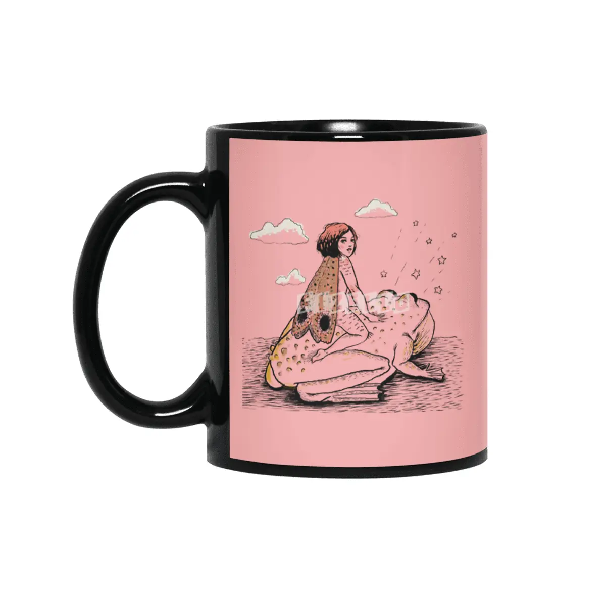 Frog Fairy Siyah Kupa