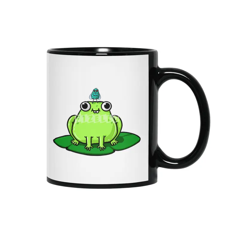 Frog n fly Siyah Kupa