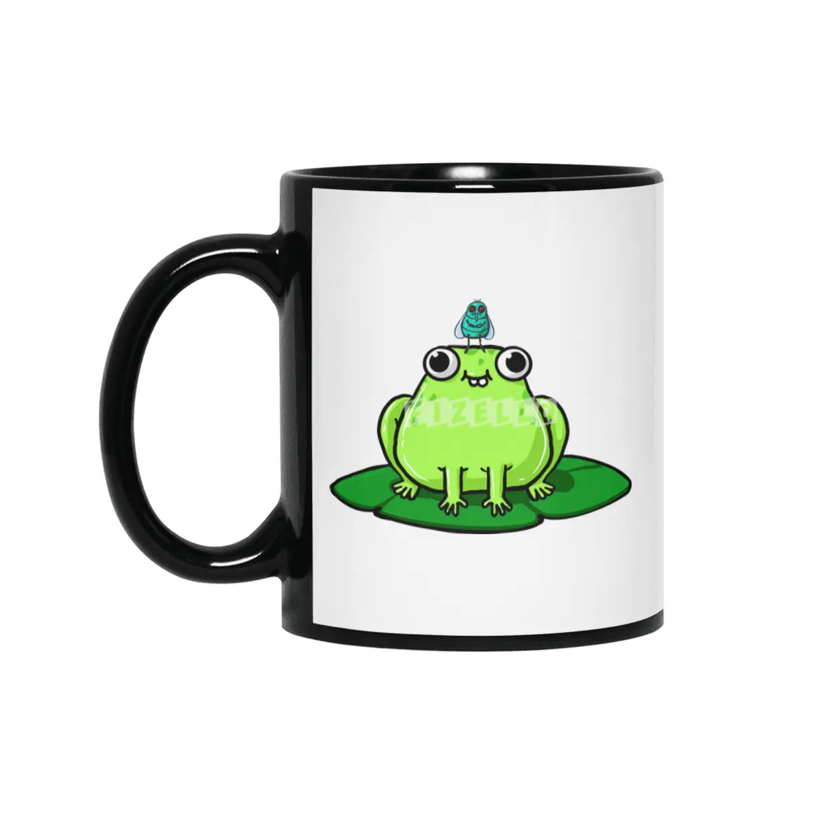 Frog n fly Siyah Kupa