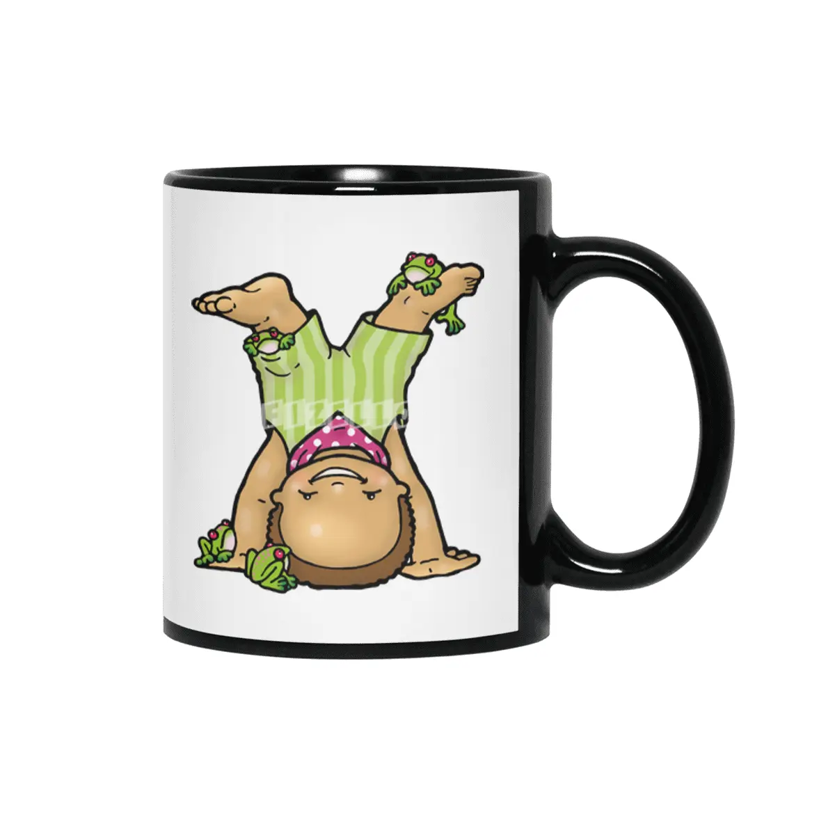 Frog Boy Siyah Kupa