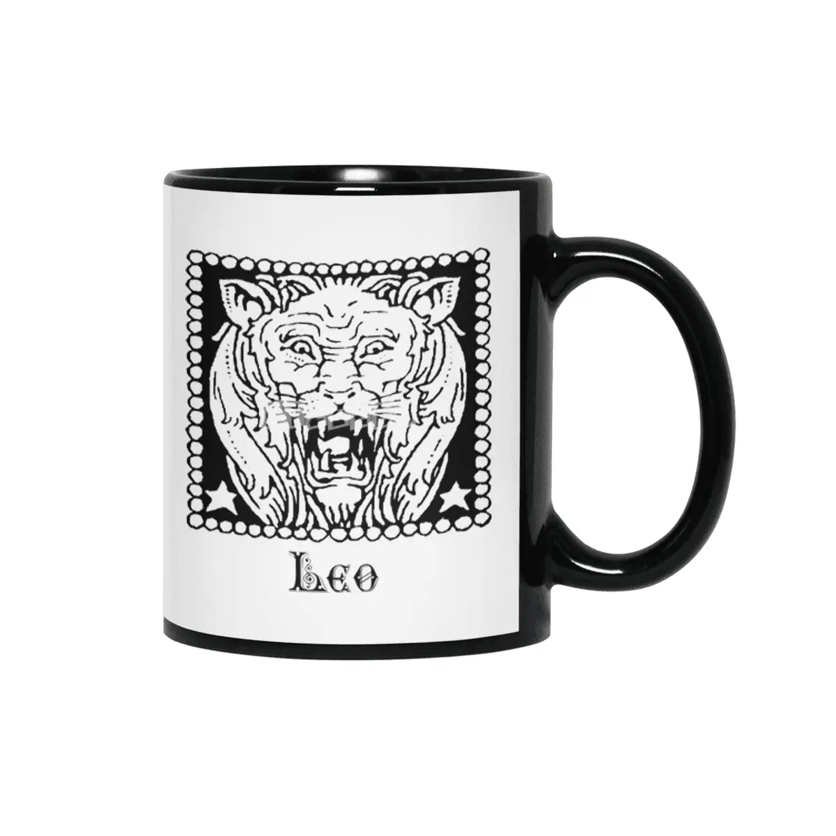 Leo Birth Sign Zodiac Horoscope Symbol Astrology Sign Siyah Kupa