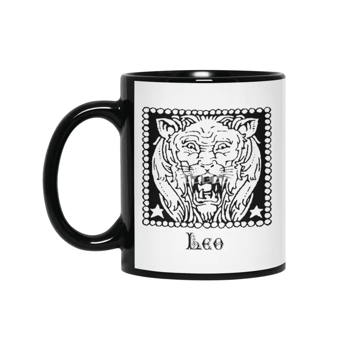 Leo Birth Sign Zodiac Horoscope Symbol Astrology Sign Siyah Kupa