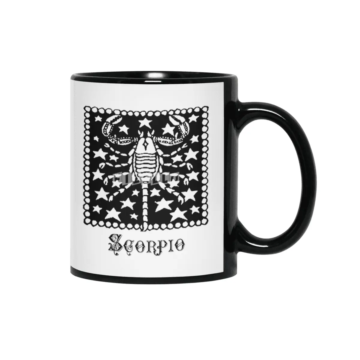 Scorpio Birth Sign Zodiac Horoscope Symbol Astrology Sign Siyah Kupa