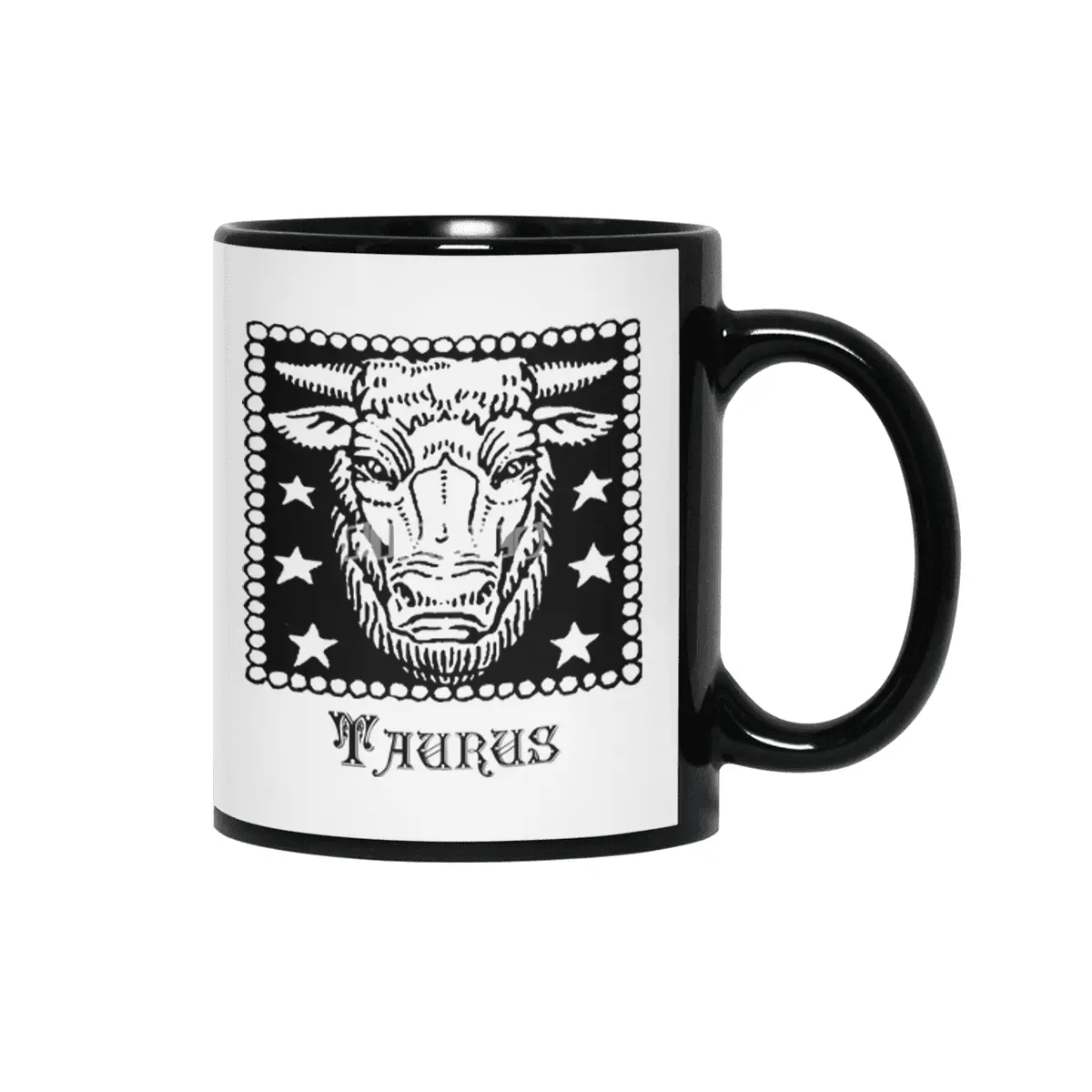 Taurus Birth Sign Zodiac Horoscope Symbol Astrology Sign Siyah Kupa
