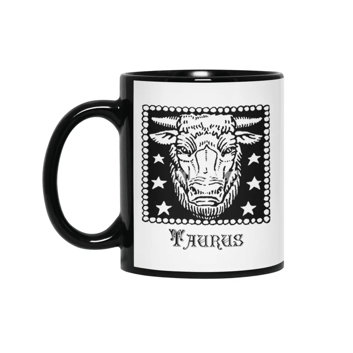 Taurus Birth Sign Zodiac Horoscope Symbol Astrology Sign Siyah Kupa