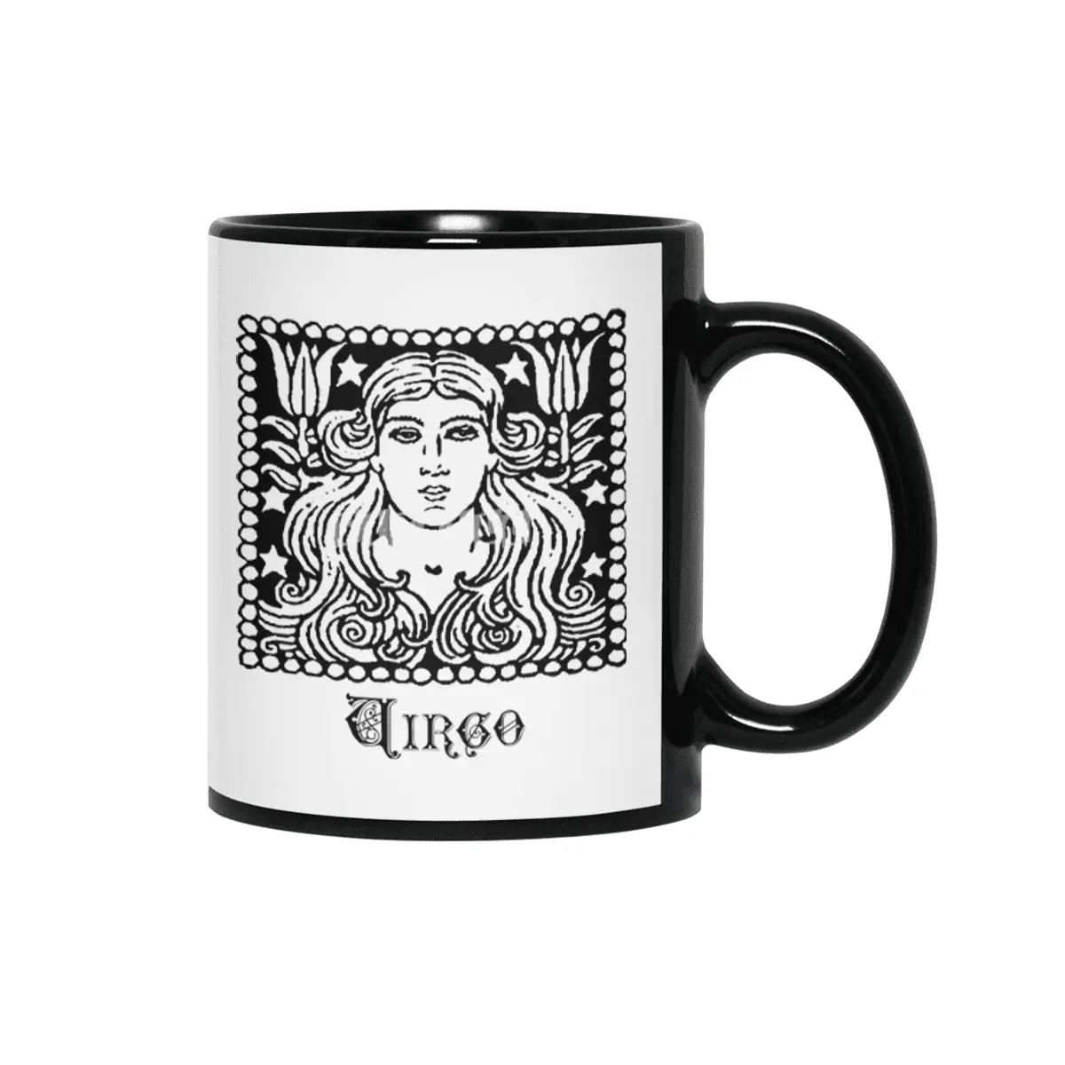 Virgo Birth Sign Zodiac Horoscope Symbol Astrology Sign Siyah Kupa