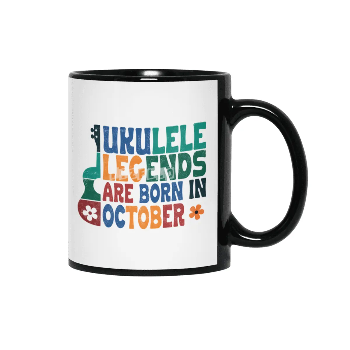Ukulele Legends are born in October Siyah Kupa