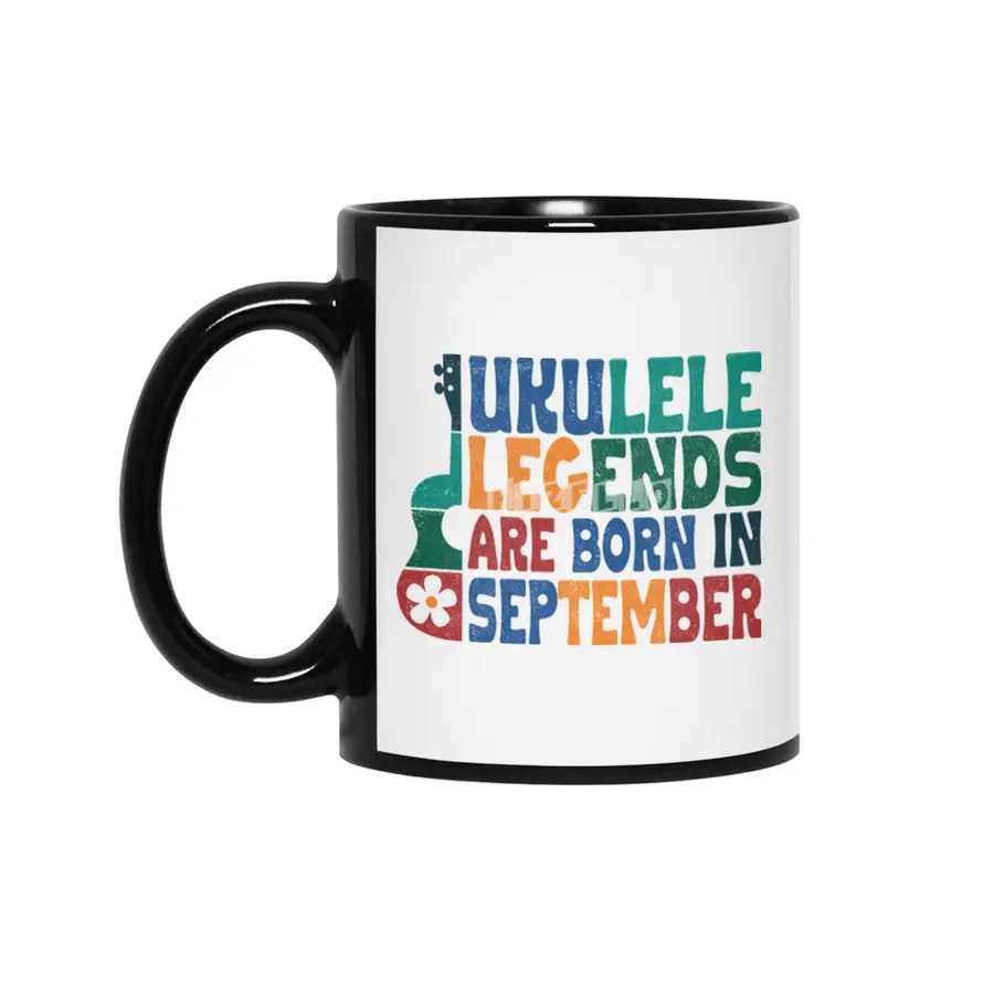 Ukulele Legends are born in September Siyah Kupa