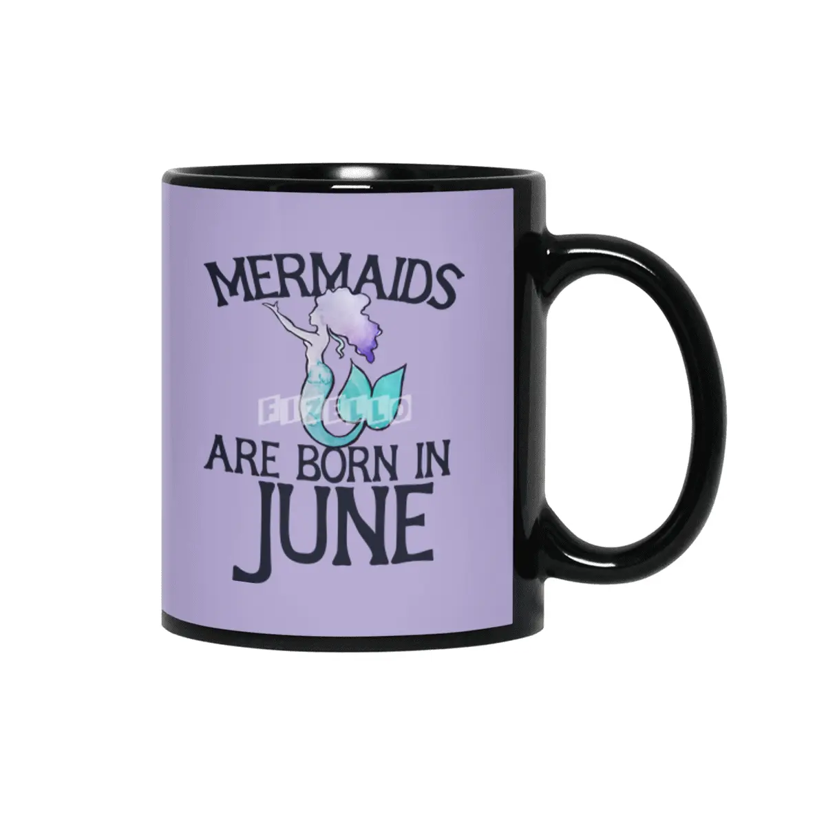 Mermaids are born in June Siyah Kupa