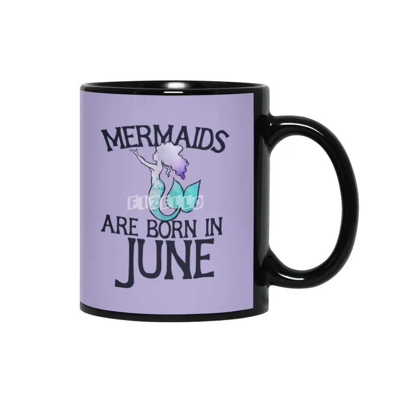 Mermaids are born in June Siyah Kupa