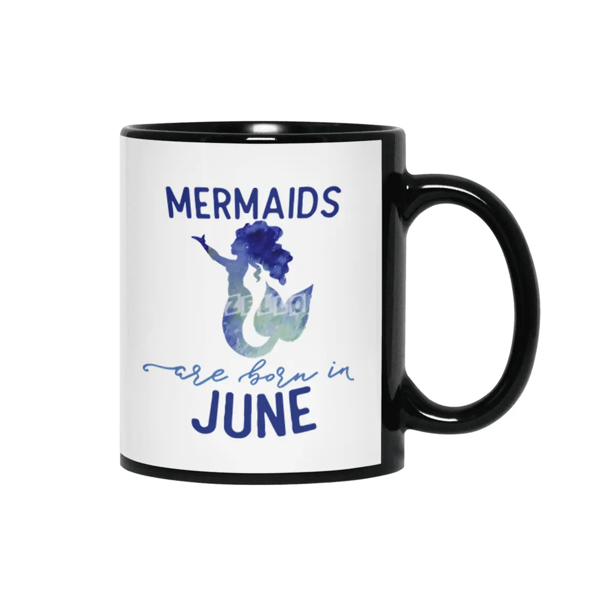 Mermaids are born in June Siyah Kupa