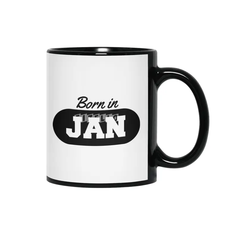 Born in January Siyah Kupa