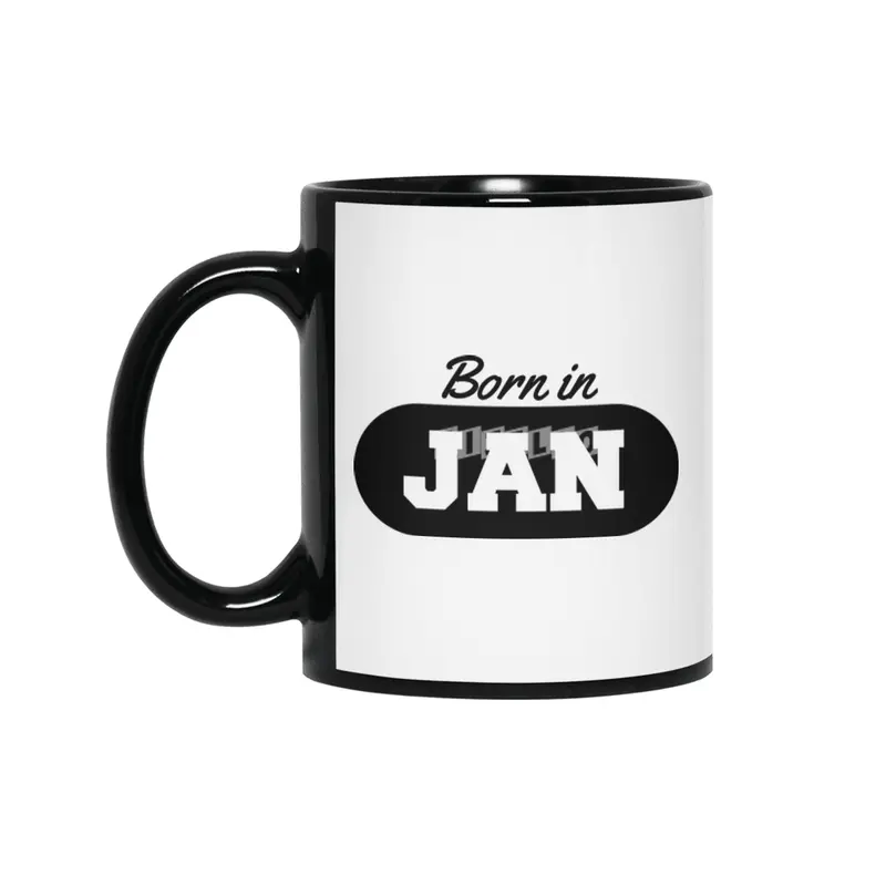 Born in January Siyah Kupa