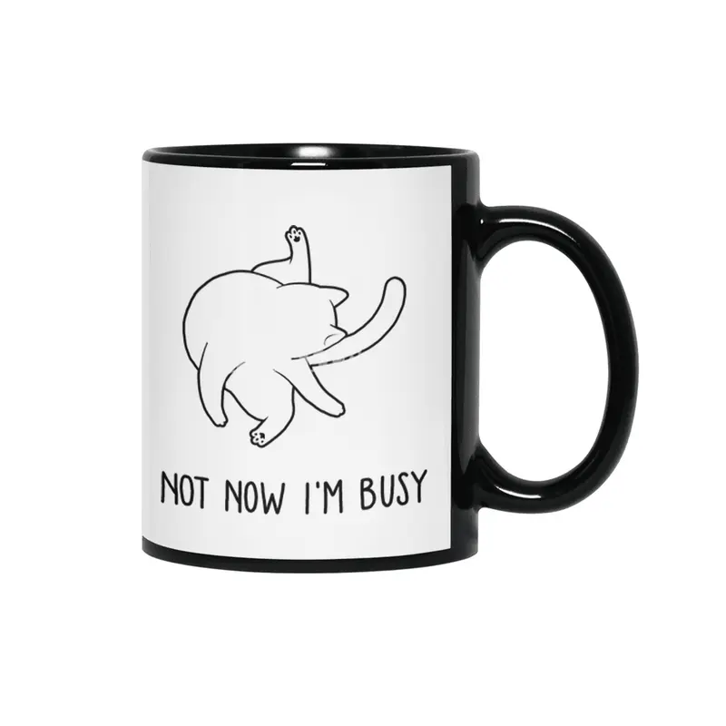BUSYCAT Siyah Kupa